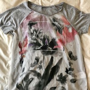 Pimkie Sheer front Printed Tee